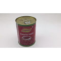 bajo costo 70g 210g 400g 800g 850g 2200g lata 18-20% pasta de tomate brix mercado de áfrica venta caliente salsa de lata de tomate fresco